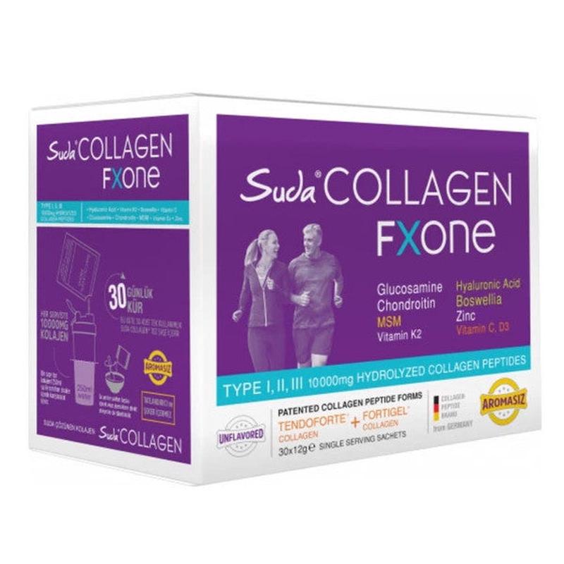 Suda Collagen Fxone Unflavored Collagen 12 G 30 Sachets