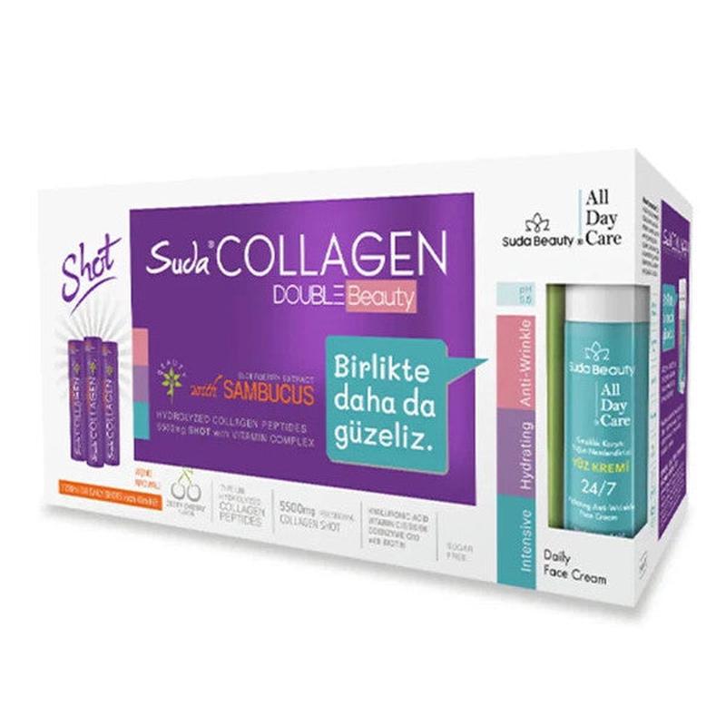 Suda Collagen Double Beauty Plum Cherry Flavor 40 Ml X 30 Pieces