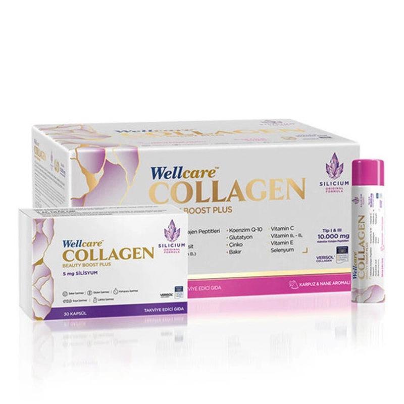 Wellcare Collagen Beauty Boost 10,000 Mg 30 Tubes And 30 Capsules