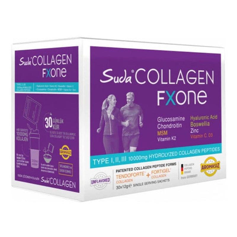 Suda Collagen Fxone Unflavored Food Supplement 30 X 12 Gr
