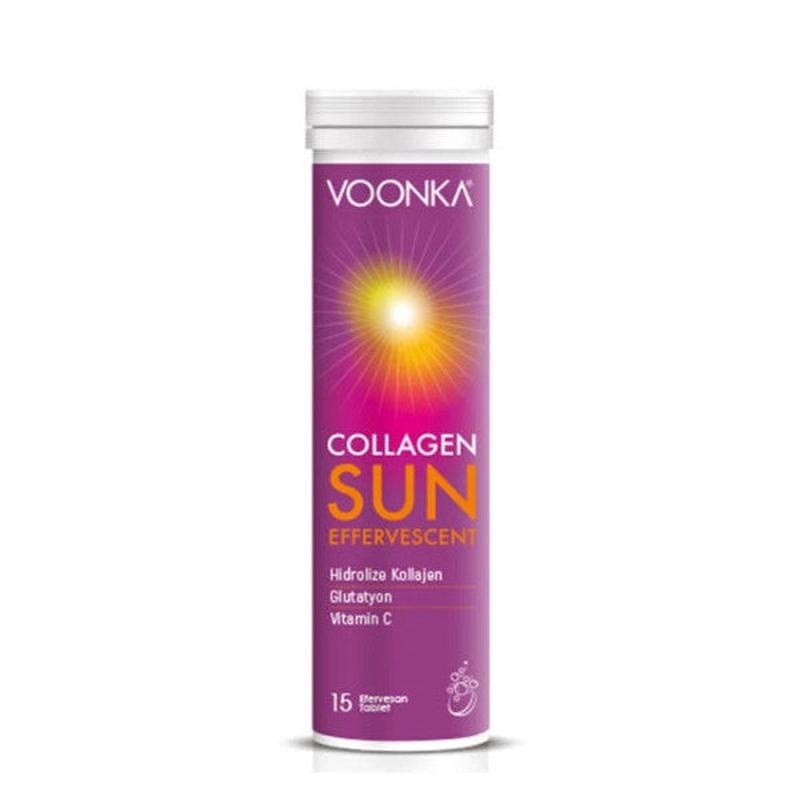 Voonka Collagen Sun Effervescent 15 Efervesan Tablet