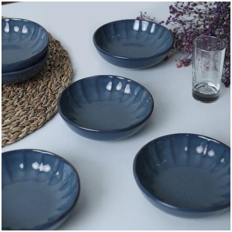 Keramika Lapis Sirius Snack / Sauce Bowl 12 Cm 6 Pieces Q08