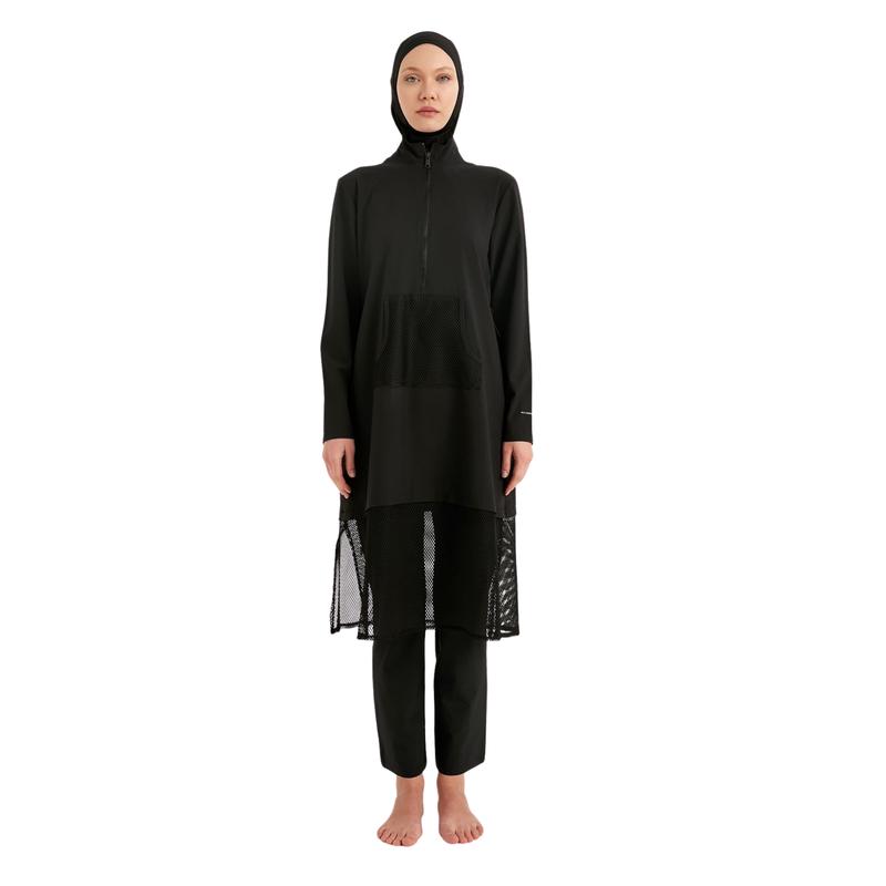 Marina Black Modest Swimwear Burkini M2508-1