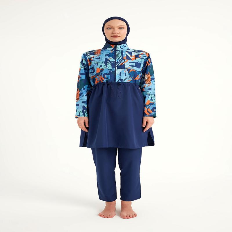 Rivamera Full Coverage Swimsuit R2503 - Blue