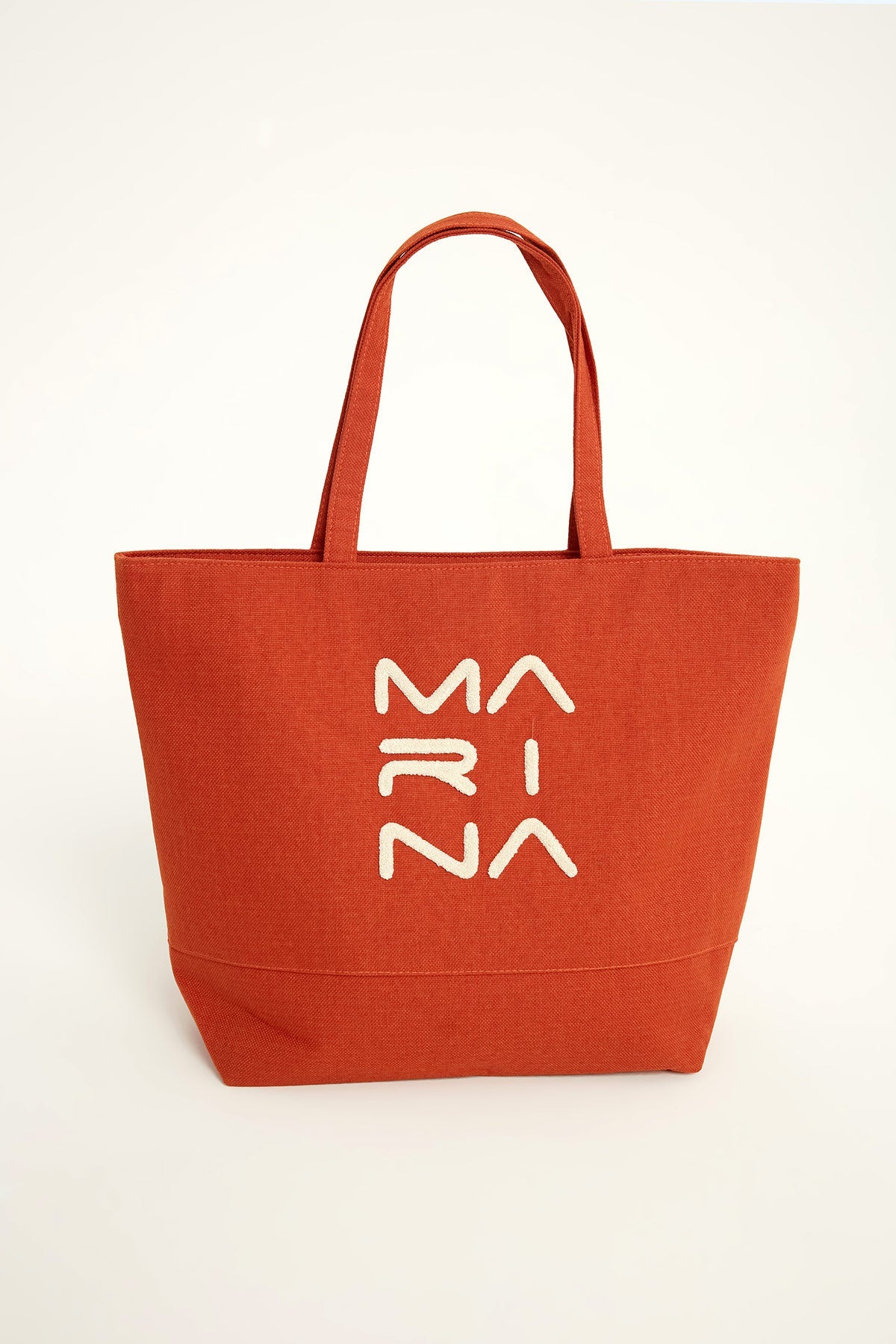 Orange Beach Bag With Zipper Ca2501-5