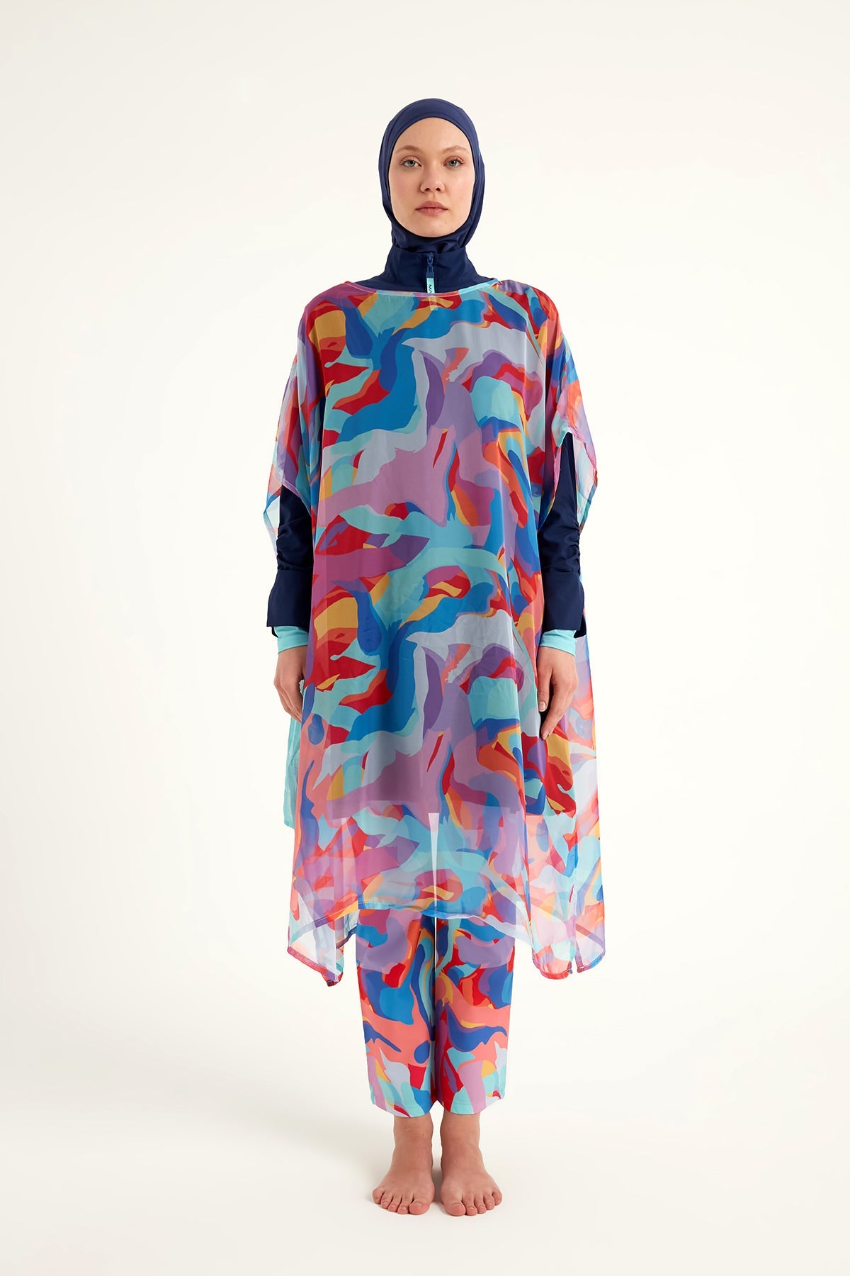 Marina Multicolor Printed Oversize Pareo - P2505