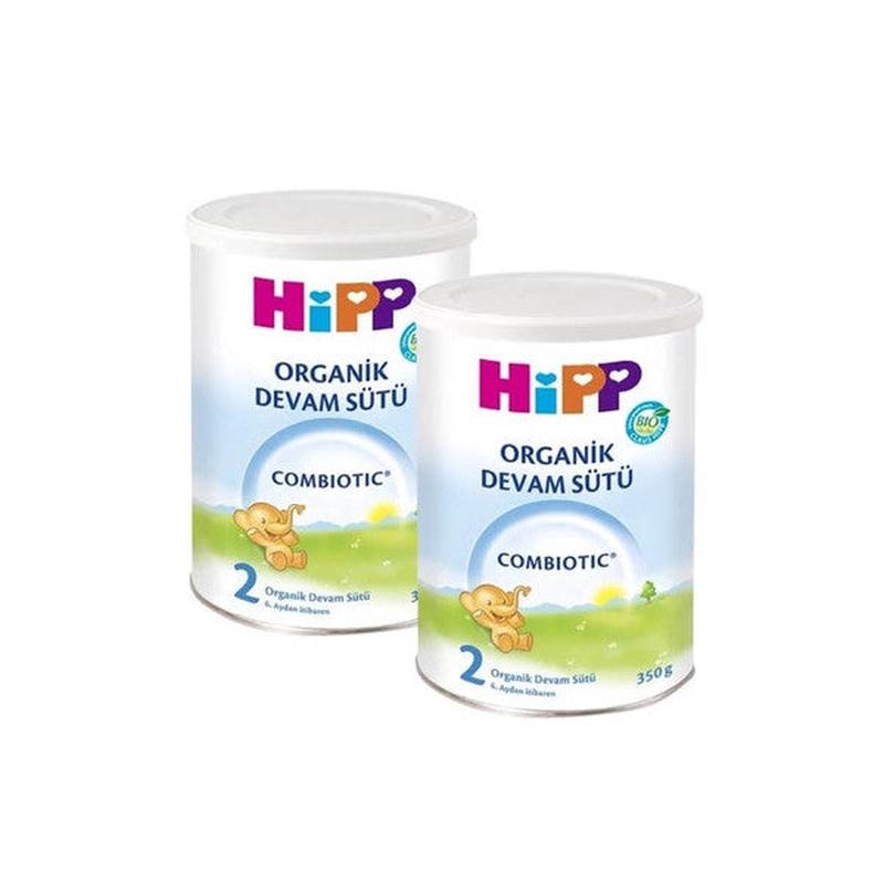 2 Organic Combiotic Follow-On Milk Number 350 Gr X 2 Pieces