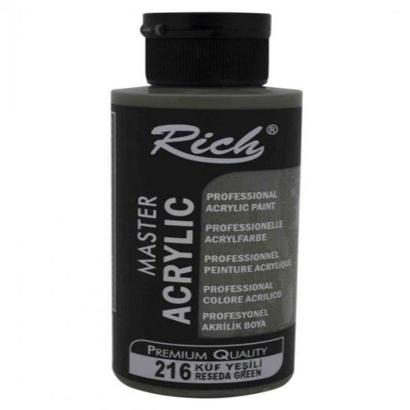 Rich Acrylic Paint 120 Cc Mildew Green 120-216