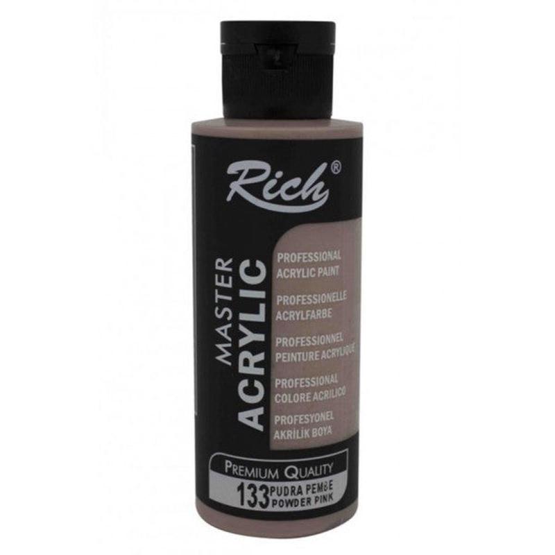 Rich Acrylic Paint 120 Cc Powder Pink 120-133