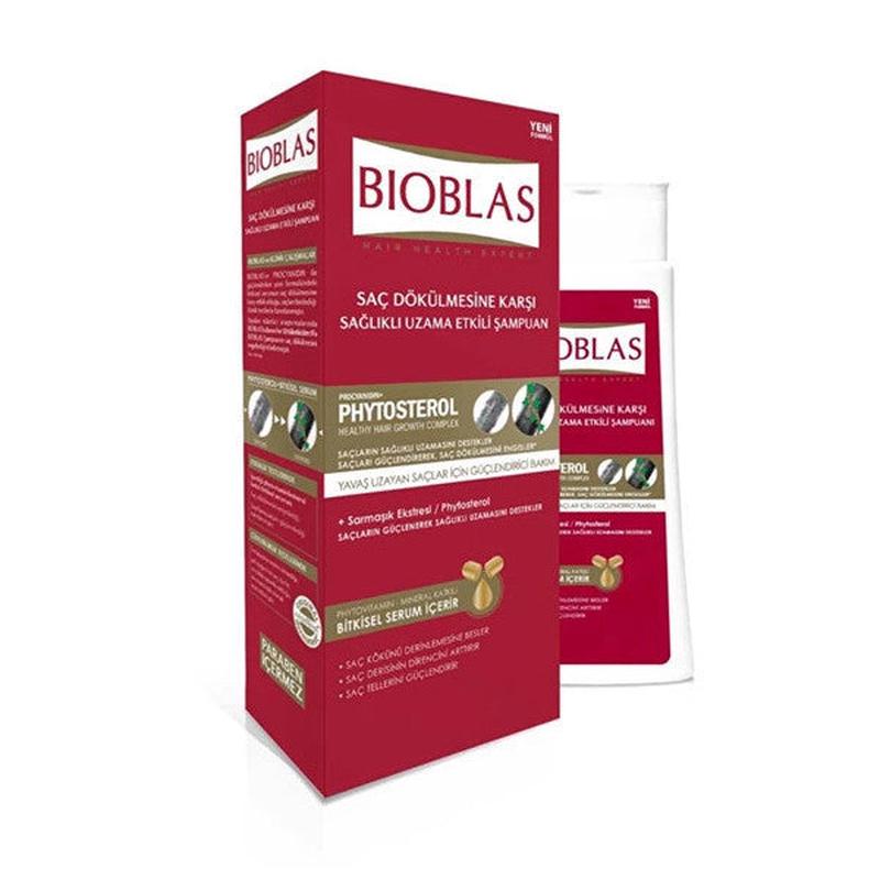 Bioblas Anti-Hair Loss Shampoo 360 Ml Healthy Growth Effective 2 Pieces
