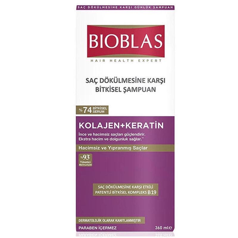 Bioblas Collagen + Keratin Anti-Hair Loss Shampoo 360 Ml