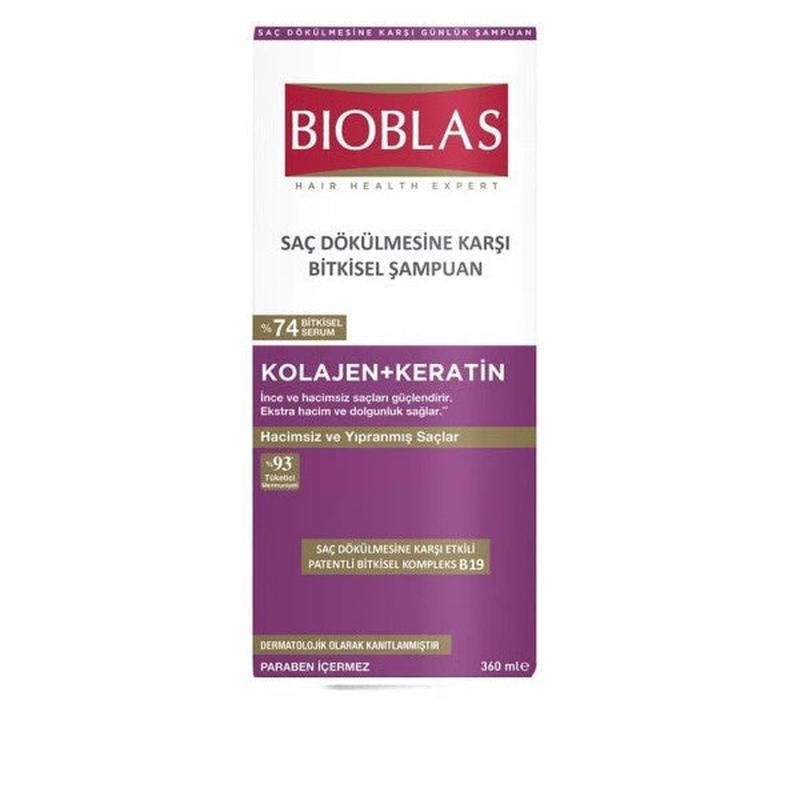 Bioblas Collagen + Keratin Anti-Hair Loss Shampoo 360 Ml 6 Pieces