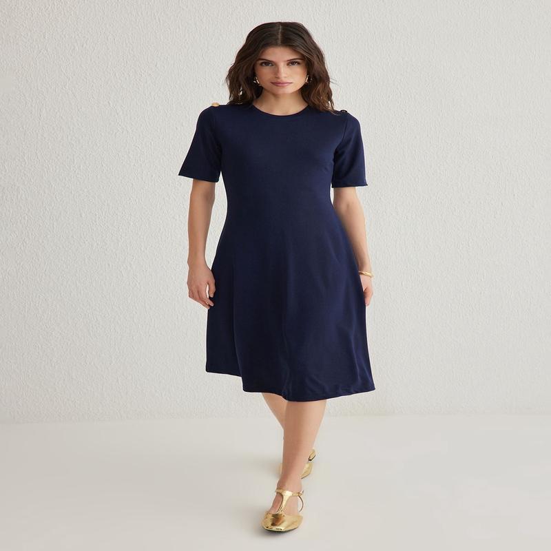 Navy Blue Dress