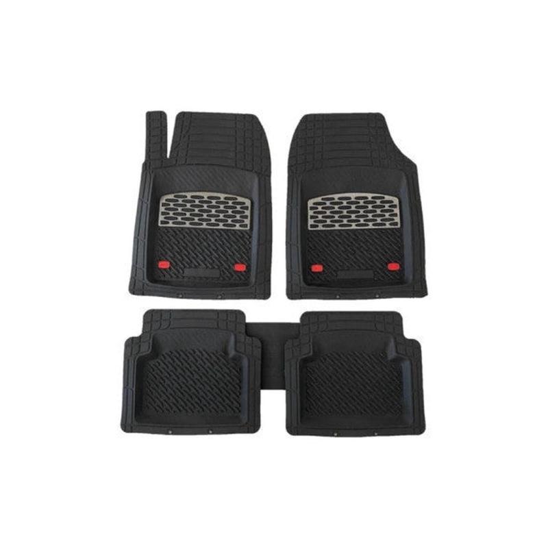 Floor Mats for Ford Galaxy Chrome Carbon Car Mat TPE Rubber Waterproof