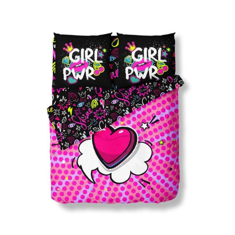 Girl Power Double Duvet Cover Set