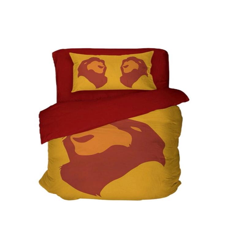 Lion 3D Digital Printing Single Duvet Cover Set | Duvet Cover And 1 Pcs Pillowcase | Bedding Set, Bedroom Decor