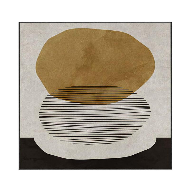 Digital Print Washable Non Slip Based Living Room Carpet