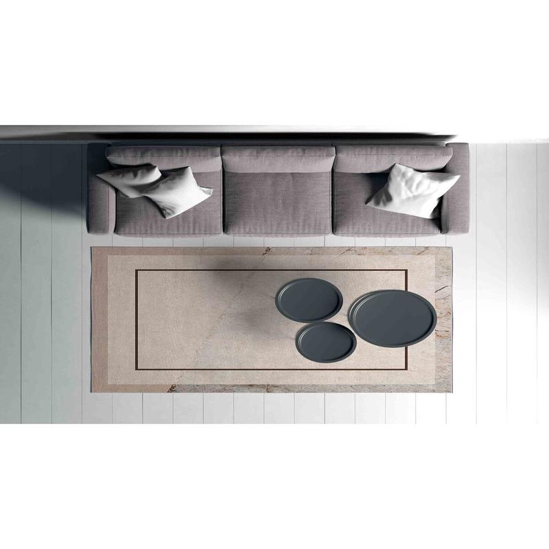 Machine Washable Non Slip Based Stain Resistant Living Room Rug