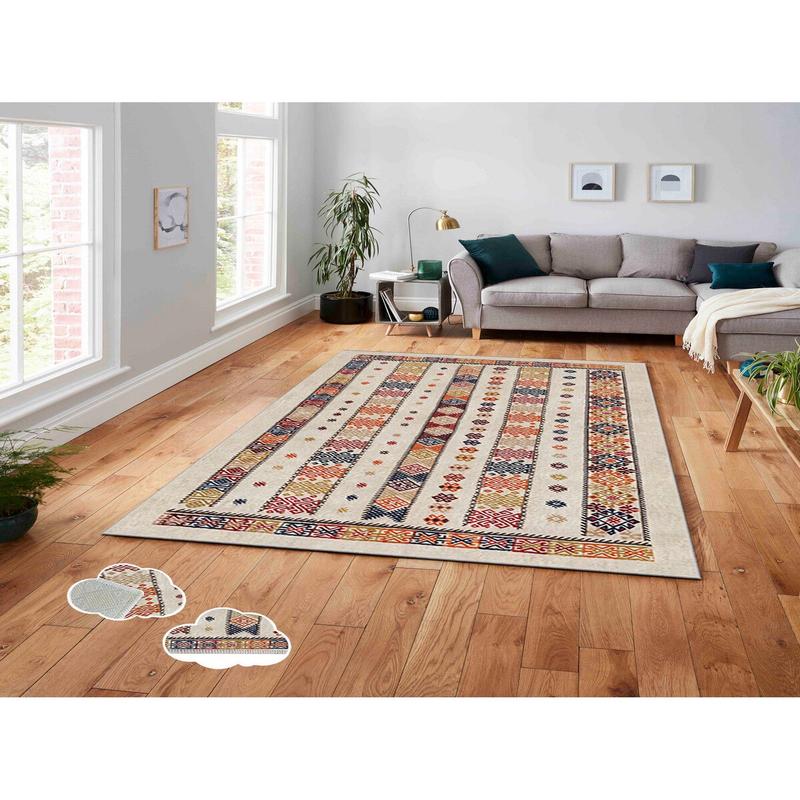 D Digital Printing Vintage Pattern Non Slip Base Carpet