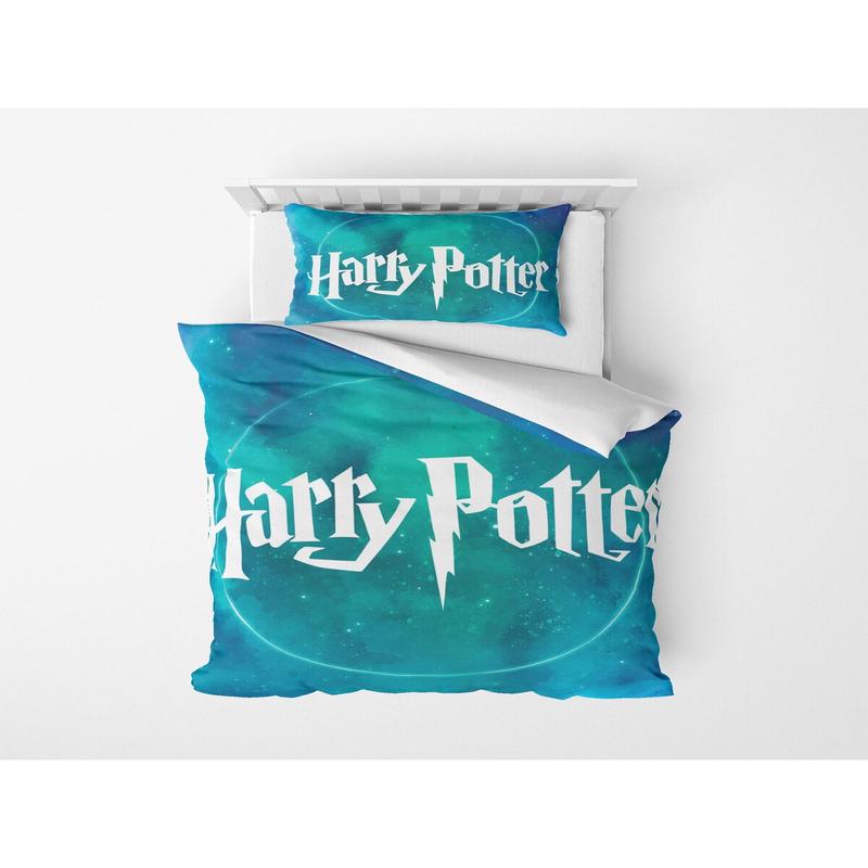 3D Digital Print Micro Satin Single Duvet Cover Set Harry Potter Patterned