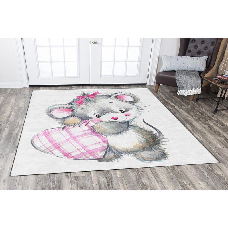 D Digital Printing Non Slip Based Children's Room Carpet