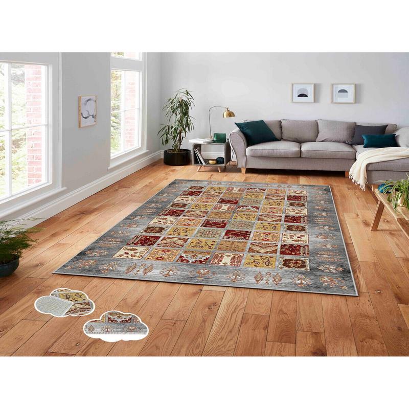 D Digital Printing Patchwork Pattern Non Slip Base Carpet