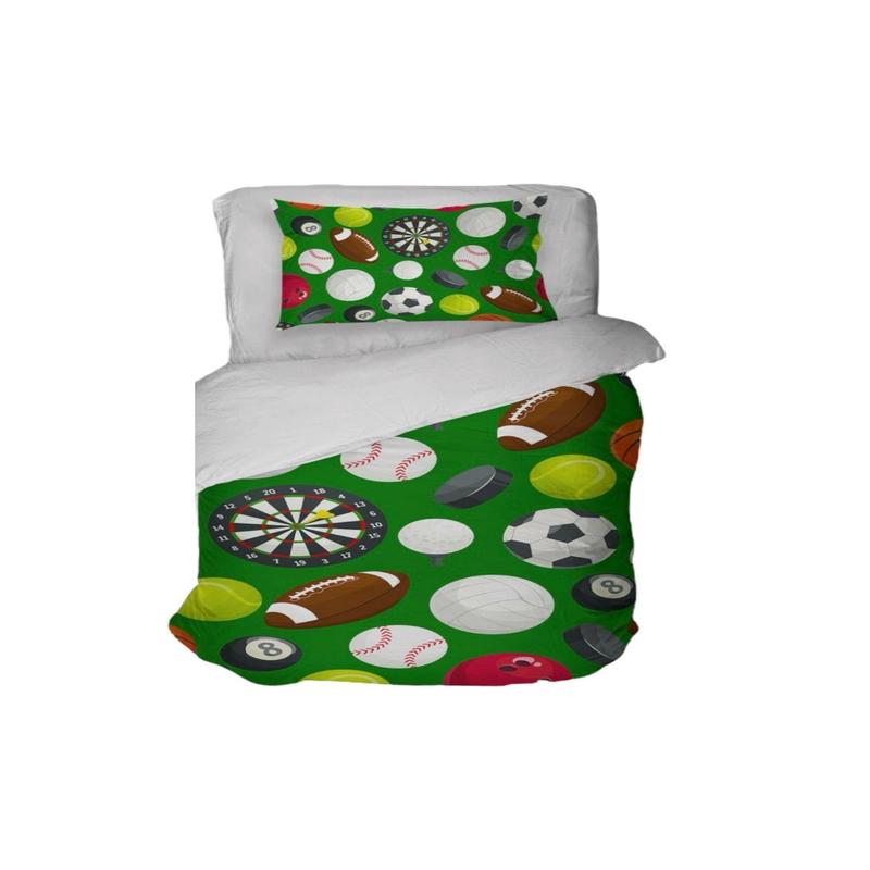 Sport 3D Digital Printing Single Duvet Cover Set | Duvet Cover And 1 Pillowcase