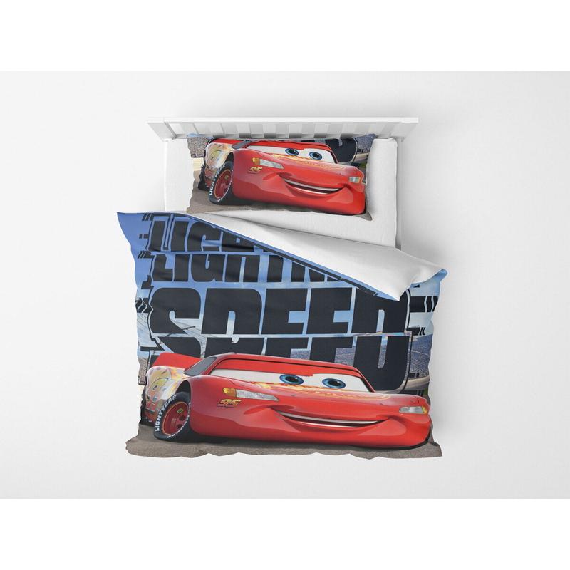 3D Digital Print Micro Satin Single Duvet Cover Set Cras Patterned