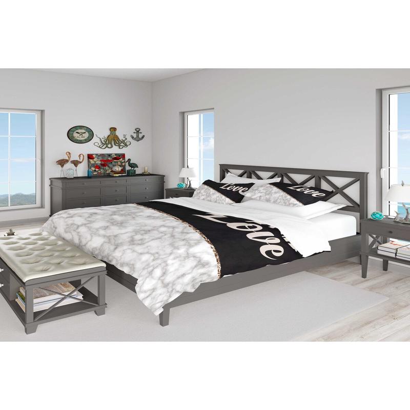 Love 3D Digital Printing Double Duvet Cover Set | Duvet Cover And 2 Pcs Pillowcases | Bedding Set, Bedroom Decor