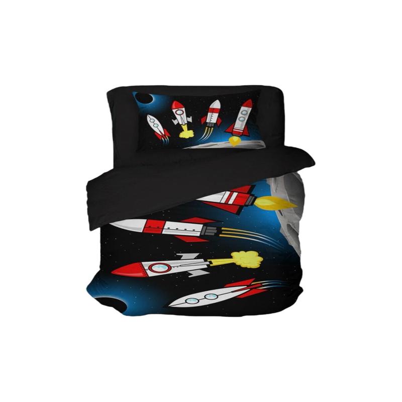 Missiles 3D Digital Printing Single Duvet Cover Set | Duvet Cover And 1 Pcs Pillowcase | Bedding Set, Bedroom Decor