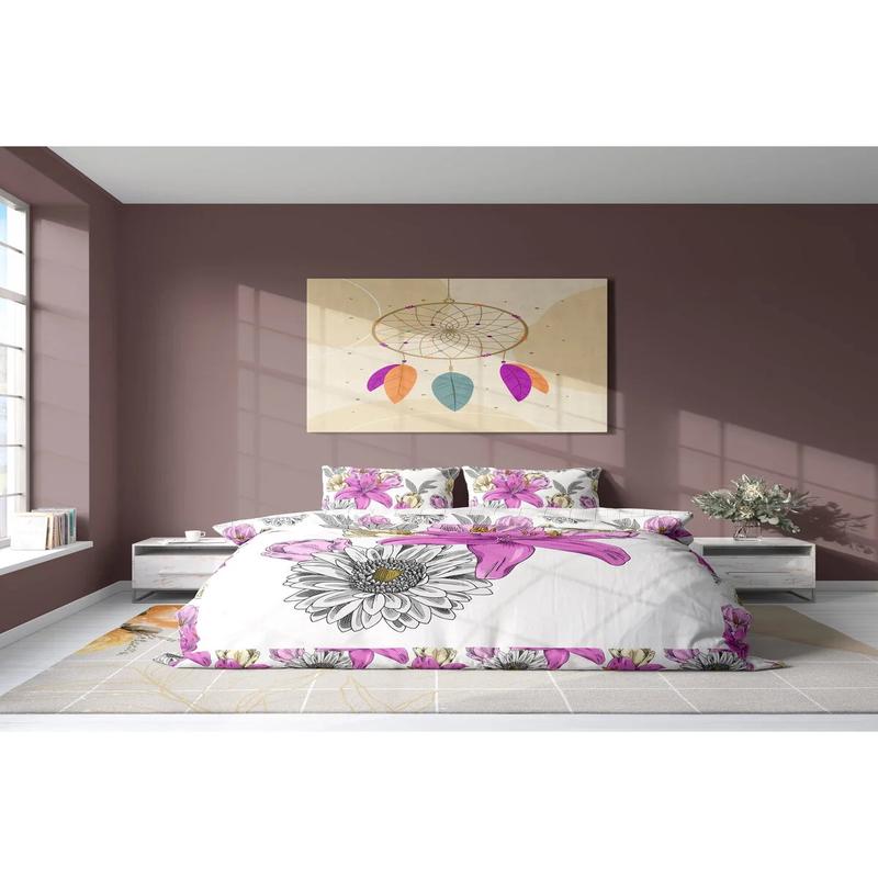 Printed Double Duvet Cover Set Without Sheets Duvet Cover and 2 Pcs Pillowcases | Bedding Set, Bedroom Decor