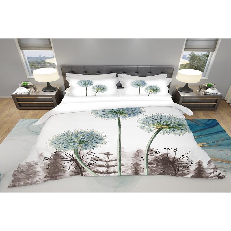 Flower 3D Digital Print Double Duvet Cover Set | Duvet Cover And 2 Pcs Pillowcases | Bedding Set, Bedroom Decor