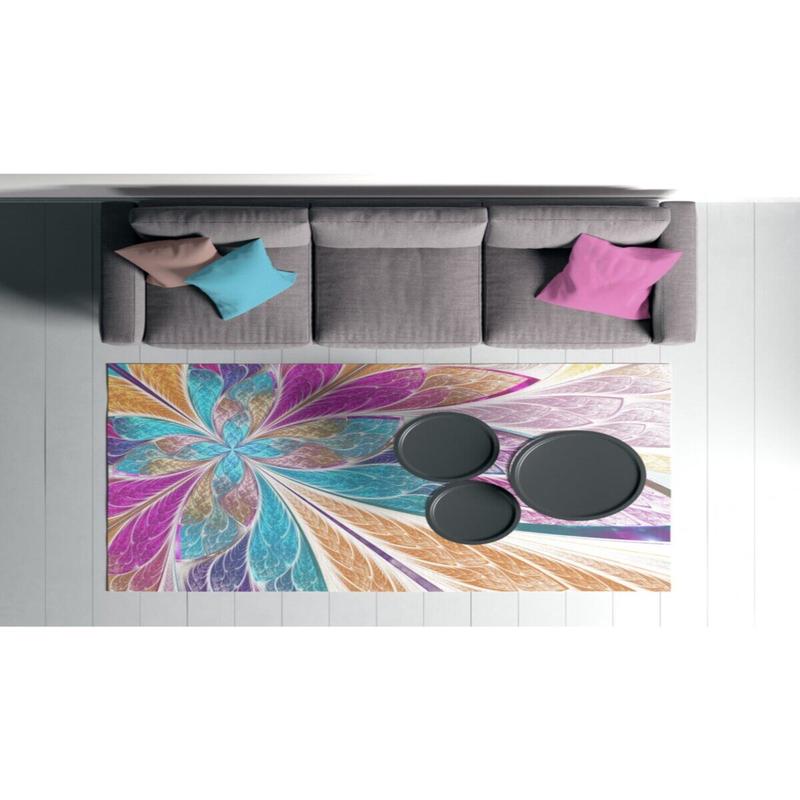 Butterfly Patterned Digital Printed Carpet