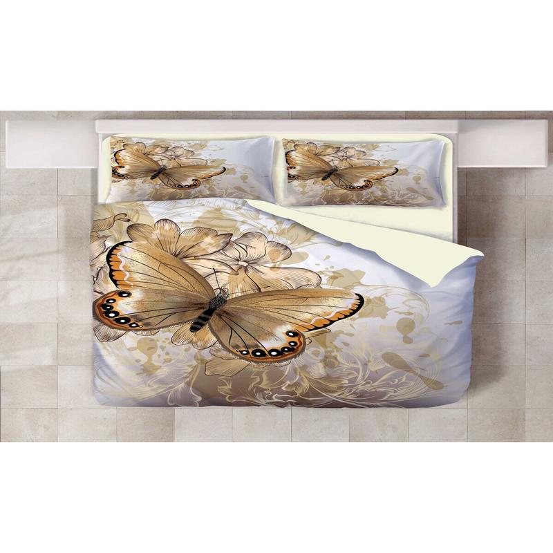 Butterfly 3D Digital Printing Double Duvet Cover Set | Duvet Cover And 2 Pcs Pillowcases | Bedding Set, Bedroom Decor