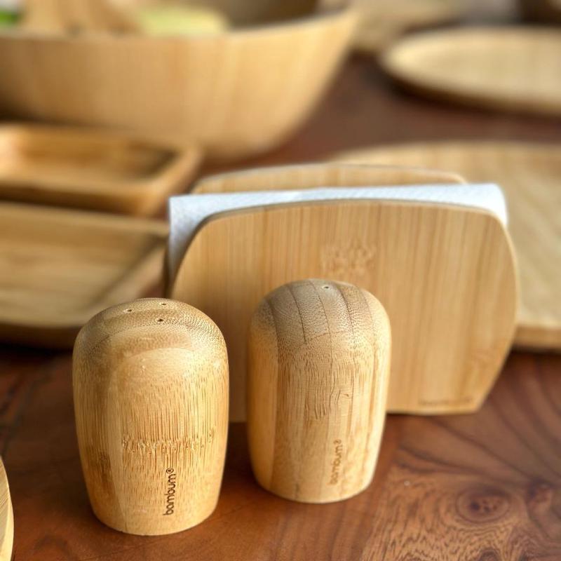 Bambum Lola Piparo - Napkin Holder - Salt And Pepper Shaker Set 3 Pieces