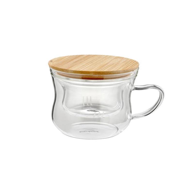 Brew - Glass Tea Cup With Strainer 400Ml