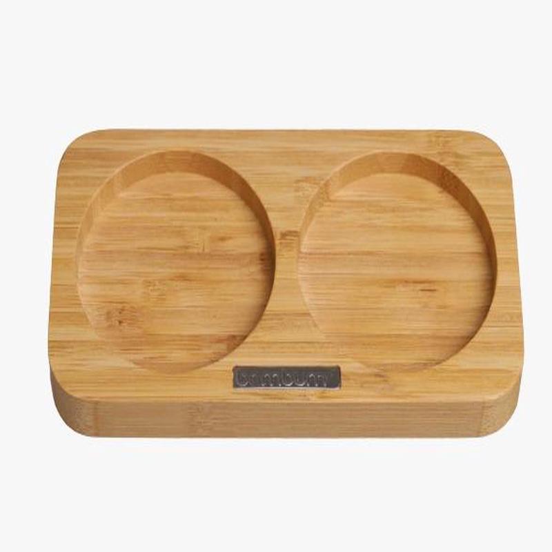 Bambum Base - Oil And Vinegar Bottle Stand - Rectangular Small