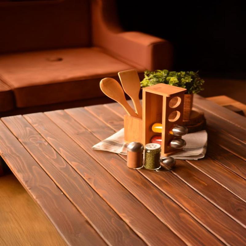 Bambum Sital - 4-Piece Spice Jar With Spoon Holder