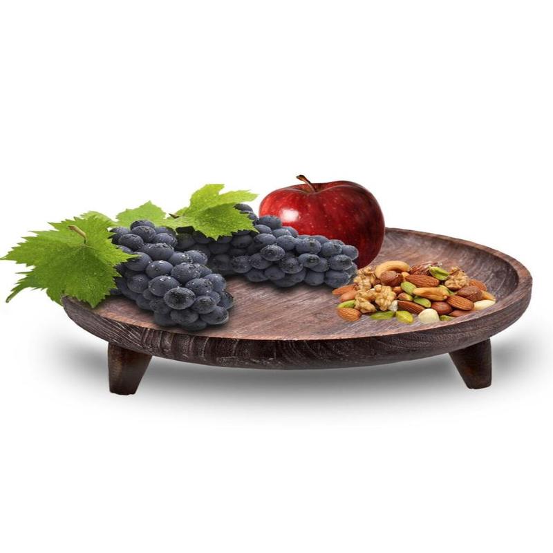 Alina Footed Serving Tray Large Authentic Antique Effect Luxury Serving Serving Tray Bahex B1619