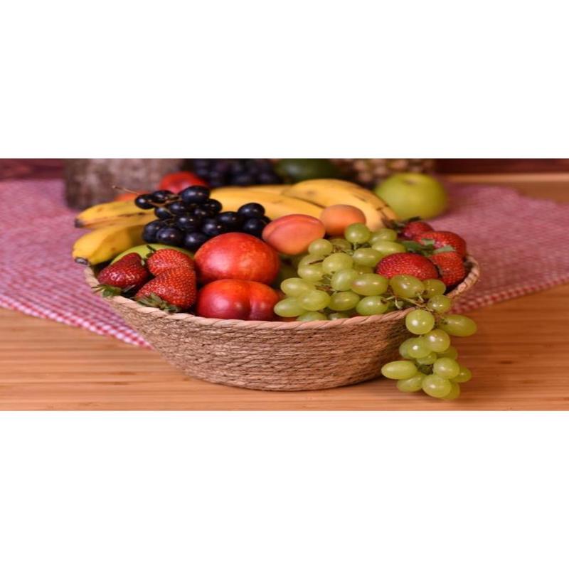 Bambum Oser Round Wicker Basket 34 Cm