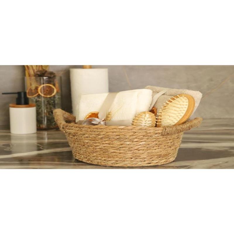 Bambum Vimini Wicker Basket With Handle 25 Cm