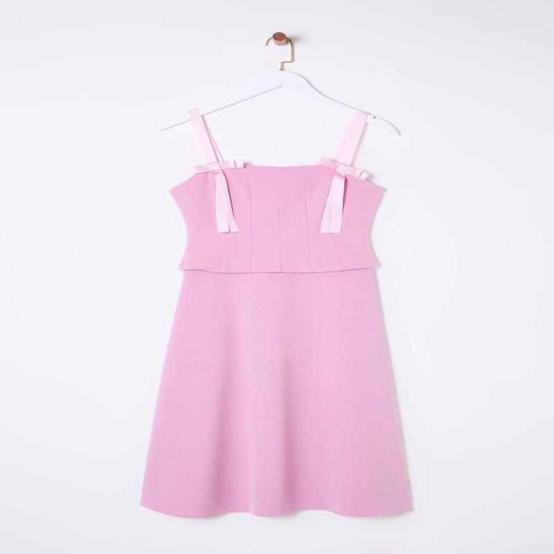 Women's Plain Midi Spaghetti Strap Stylish/night Fitted Dress