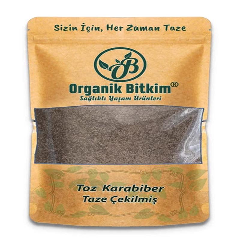 Organik Bitkim Black Pepper Powder 500 Gr