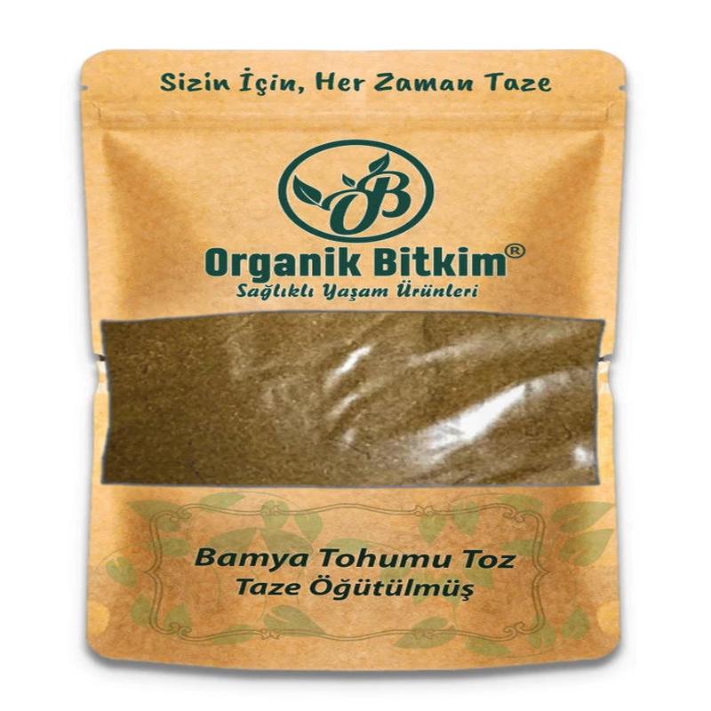 Organik Bitkim Powder Okra Seed (Ground) 250G