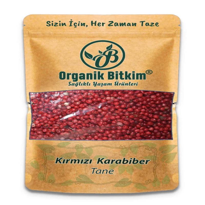 Organik Bitkim Red Peppercorns 250G