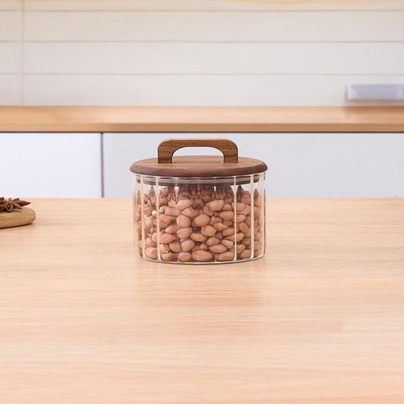 High Borosilicate Glass Jar 650 Ml