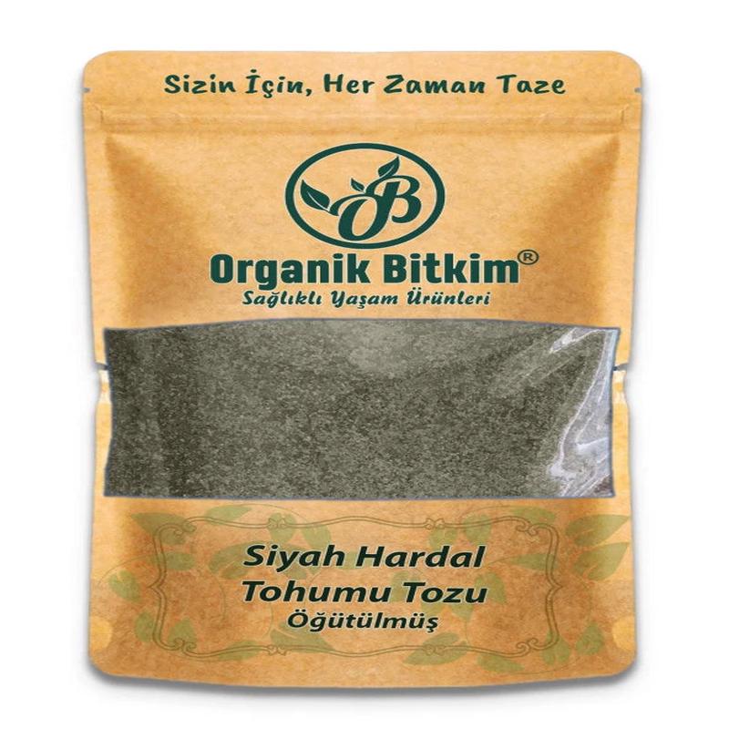 Organik Bitkim Powder Black Mustard Seed 1000 Gr