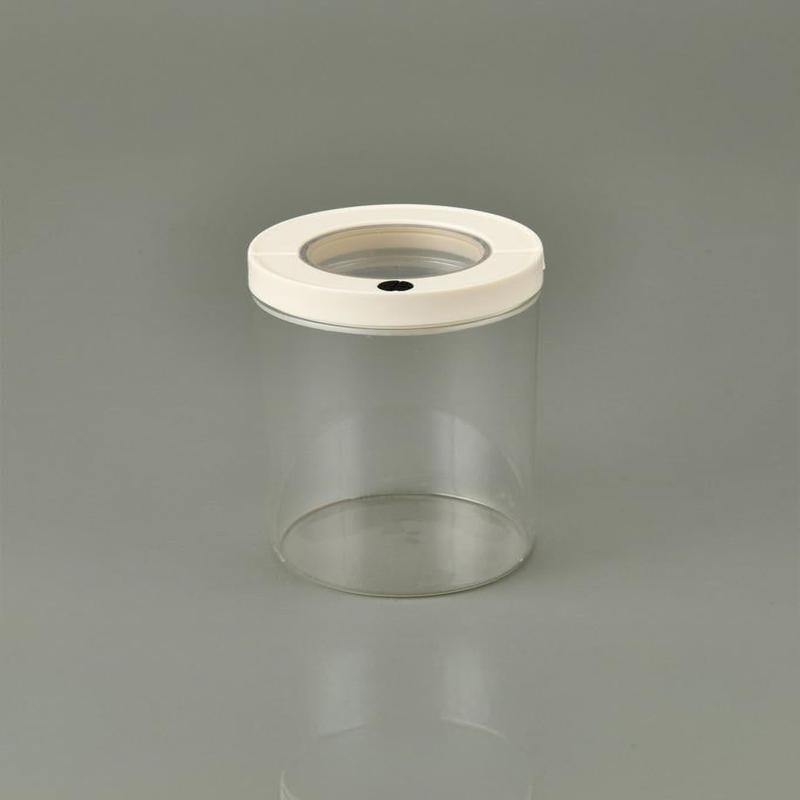 Lengo 1600 Ml Vacuum Sealed Borosilicate Glass Food Storage Jar