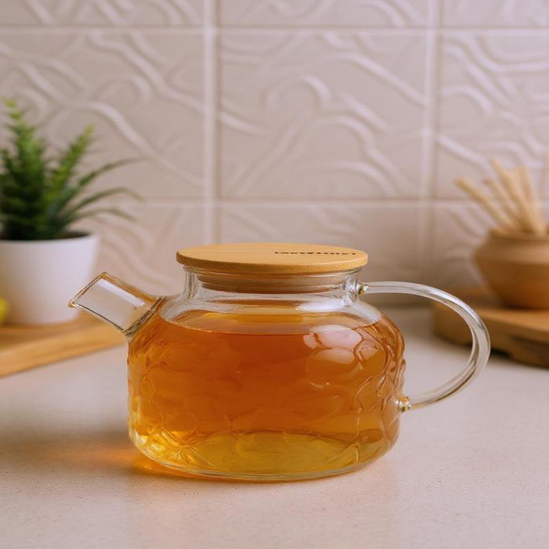 Bambum Juliet - Glass Teapot With Bamboo Lid 1500Ml