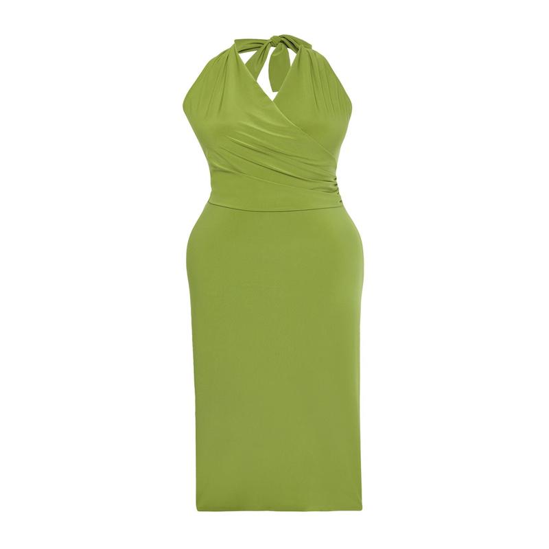 Women's Straight Midi Sleeveless Stylish/night Slim Dress